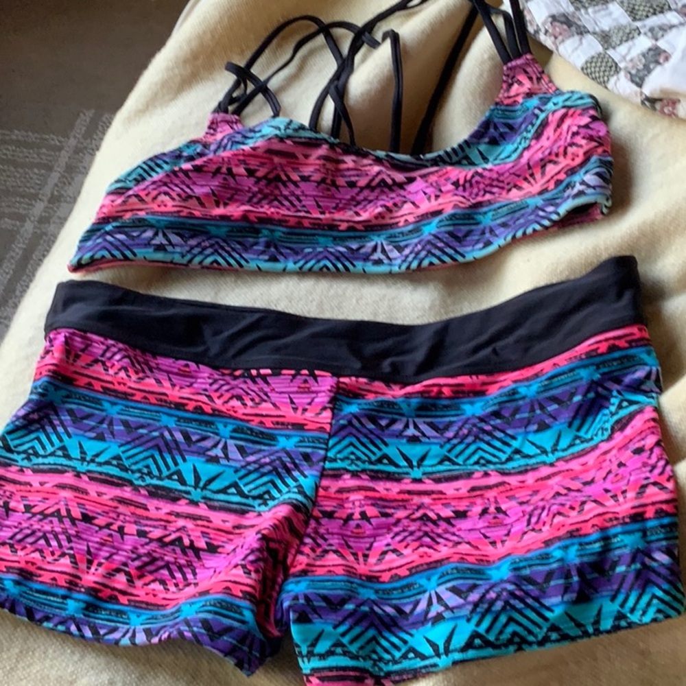 Boy shorts bathing suit